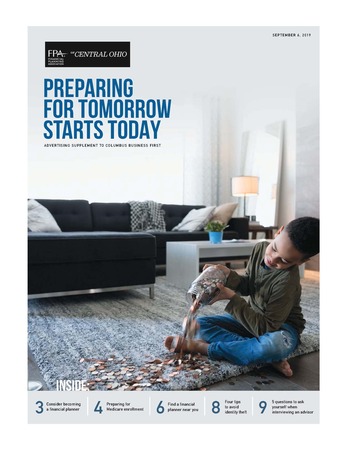 Preparing For Tomorrow Starts Today 2019 Cover Preparing For Tomorrow Starts Today 2019 Cover